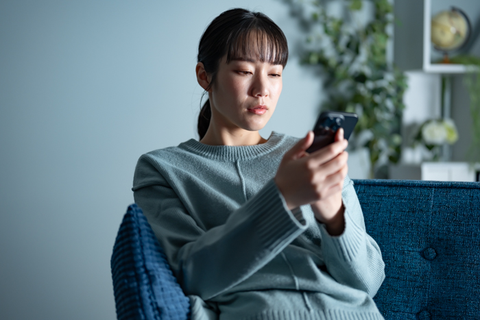 スマホによるストレートネック